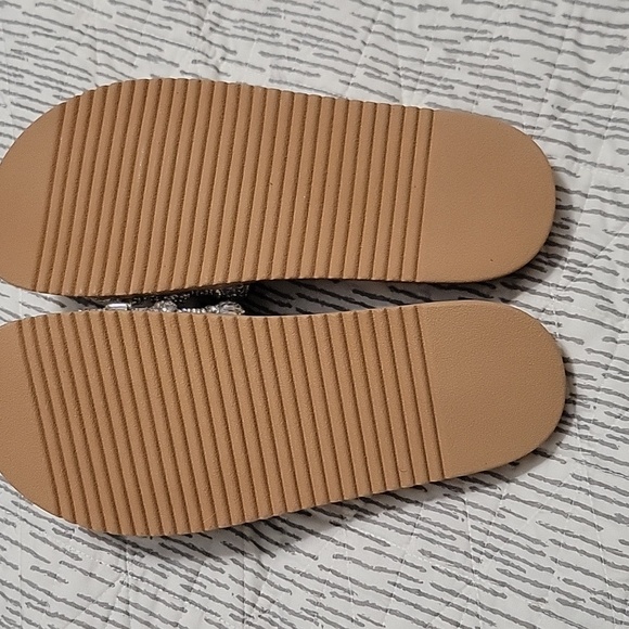 Steve Madden rhinestone slides sz 8 - Picture 2 of 4